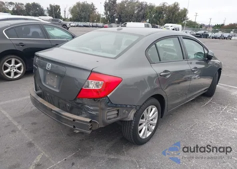 2012 Honda Civic Ex-L from USA, damaged, VIN 19XFB2F94CE304918